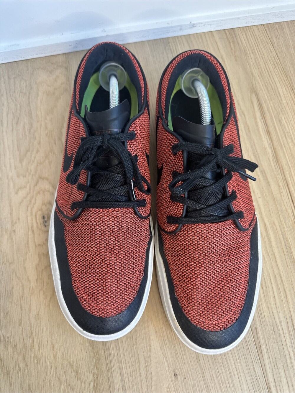 NIKE SB STEFAN JANOSKI HYPERFEEL XT 855922-800 Men’s Size 13 Red Orange Black